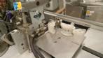 Sarong SAAS model blister forming and sealing machine for suppositories.
