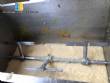 Horizontal paddle mixer with 150 liter stainless steel dosing filling machine