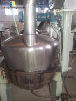 Caramel pasta cooker for 200 L