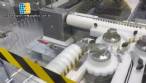 Rotary filling machine with sealer and depyrogenation and sterilization tunnel for injectable glass ampoules in 316L stainless steel Bausch with CFR 21