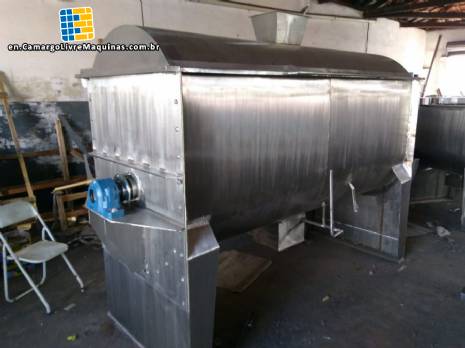 Ribbon blender powder mixer