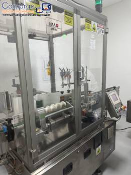 Linear label applicator for wrap-around self-adhesive labels IMA 350 labels per minute