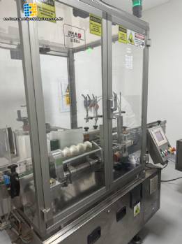 Linear label applicator for wrap-around self-adhesive labels IMA 350 labels per minute