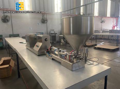 Cetro benchtop ultrasonic tube and pipe filling and dosing machine.
