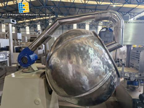 Incapri 100 kg stainless steel bowl dragee