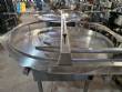 Masipack 1200 mm stainless steel rotating accumulator table
