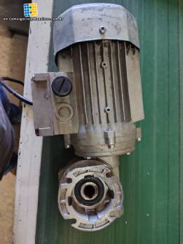 Geared motor, 0.21 kW motor, 1/40 reduction, worm gear reducer with hollow shaft, Bonfiglioli