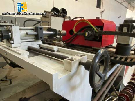 Hydraulic pipe bending machine with 3 axes and electronic monitoring by CNC