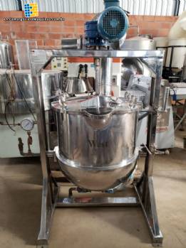 Steamed stainless steel pan 200 L