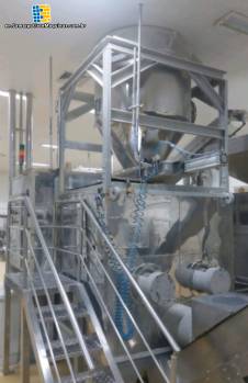 Kroma 1100 liter stainless steel mixing tank