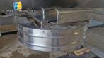 Mecamau Stainless steel ribbon blender mixer for powders.