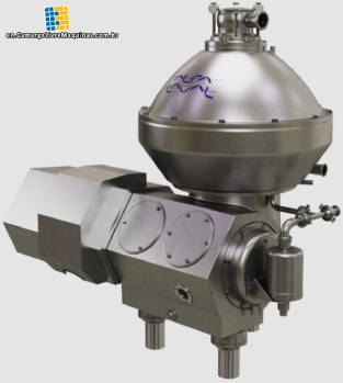 Bactofugal vertical centrifuge with automatic discharge for milk clarification Alfa Laval