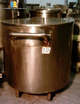 316 stainless jacketed tank