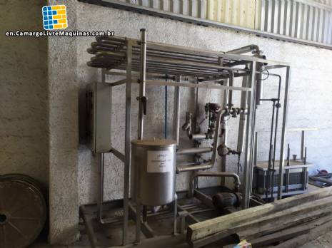 Plate pasteurizer 5000 liters/hour