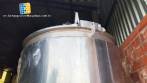 3,500 L stainless steel jacketed reactor tank