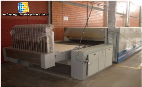 Industrial electrical Rotary oven coupled with cooling mat manufacturer Fornimaq