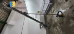 JHM stainless steel inclined screw conveyor with receiving silo