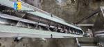 JHM stainless steel inclined screw conveyor with receiving silo