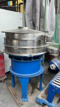 Circular vibrating screen in stainless steel, 2 stages