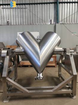 V-shaped mixer stainless steel 316L 600 L