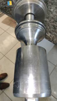 Alfa Laval stainless steel pneumatic actuator sanitary valve