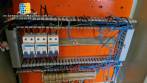 Stainless steel mixer with conveyor belt