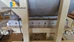 Stainless steel mixer with conveyor belt