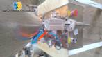 Semi-automatic filling machine for liquids and pasties with 1 nozzle