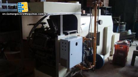 Waffer industrial oven for chocolates with 18 plates