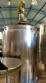 Stainless steel tank for 1,500 liters jacketed with agitator