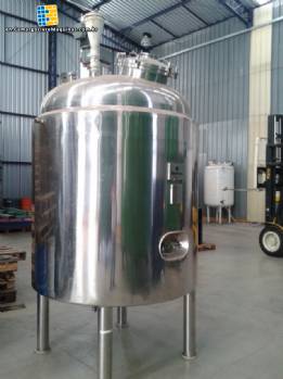Starnox 1800 liter stainless steel reactor