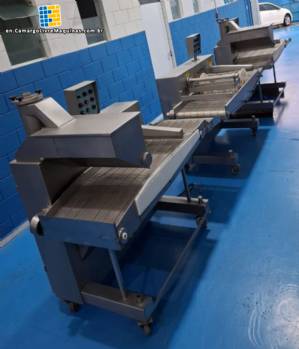 Breading line for breading chicken, fish, nuggets and steak Sampafi 400 kg / h