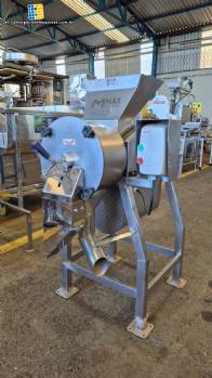 Max Machine MDP-300 stainless steel pulper for fruits, vegetables, tomatoes and peppers.
