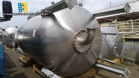 Dechlorinating pressure vessel 316 L 20.000 L