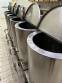 Stainless steel mixing and beating tanks with refrigeration for ice cream syrups