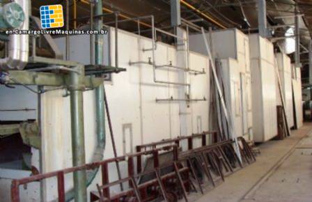 Line for long pasta with extruder brand Braibanti