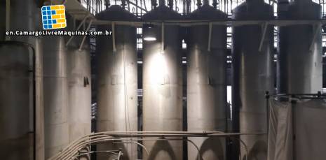 Stainless steel silo 14 m