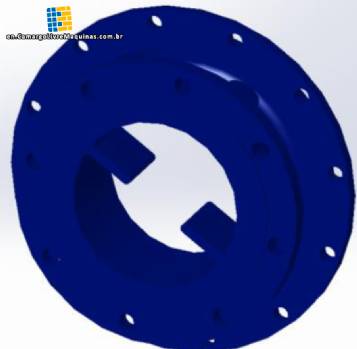 Pressure cap for industrial centrifugal pump