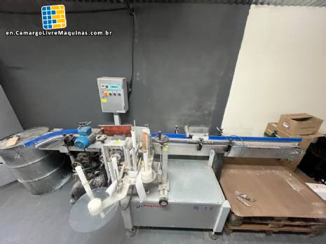 Automatic labeling machine for bottles and cylindrical jars with date coder Maqmundi