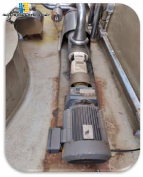 Helical positive pump in stainless steel 316 Netzsch 10 m / h