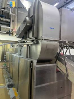 Stainless steel cooling tunnel for lollipop and candy crystallization 750 kg