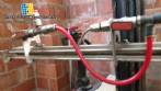 Line for aerosol filling machine Cosmar Omas