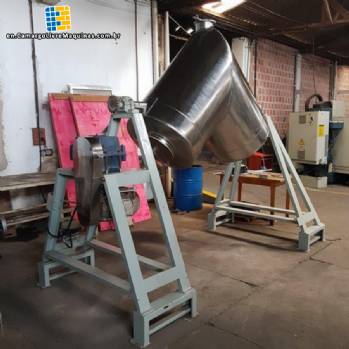 V-shaped mixer 500 liter stainless steel