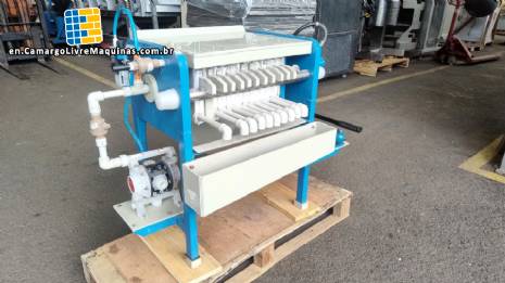 Master Pump 10-plate 250 x 250 mm filter press
