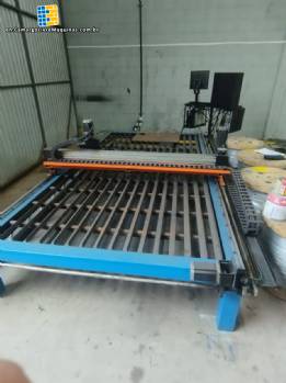 Plasma cutting machine for steel sheets