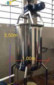 200 liter stainless steel mixing tank