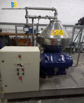 Stainless steel centrifuge for the production of juices, beers and wines Alfa Laval VNPX