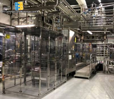 Thermoforming filling machine sealing trays FFS yogurt IMA ERCA