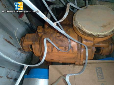 Double stage liquid ring vacuum pump