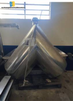 V-mixer, approximately 1000 L, stainless steel 316L